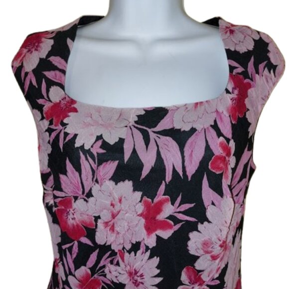 HOST PICK !!! Vintage Floral Dress Size 8 Petite - Picture 2 of 4